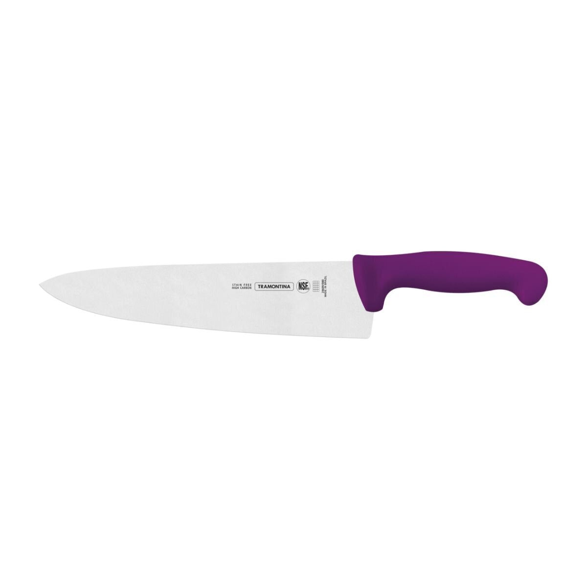 Cuchillo Chef de 10" Mango Morado Antialérgenico